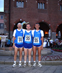 19-20 Giugno 2004 Prima della partenza: Maurizio, Raffaele e Giorgio - Monza Resegone