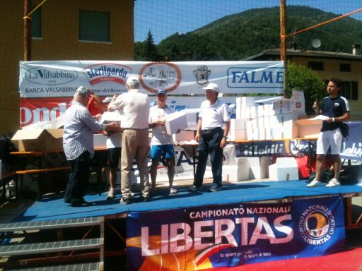 3 Luglio 2011 Campionato Regionale Libertas di mezza maratona in montagna  Premiazione di Emilio